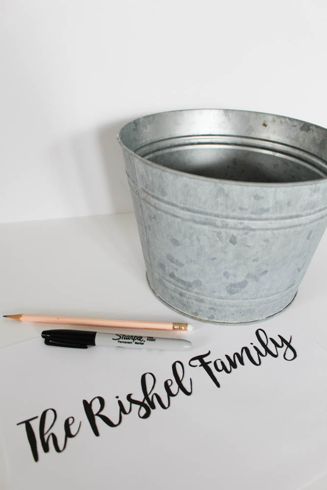 DIY // Get Over Being Sick HandLettered Bucket Kit Within the Grove