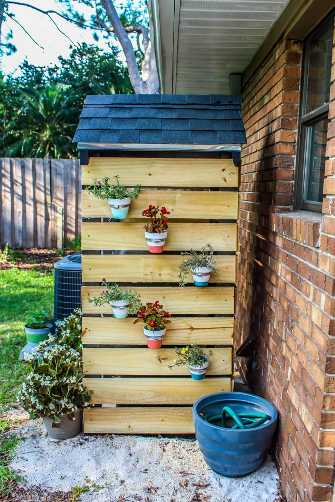 Home Project // DIY Trash Can Shed for Curb Appeal 