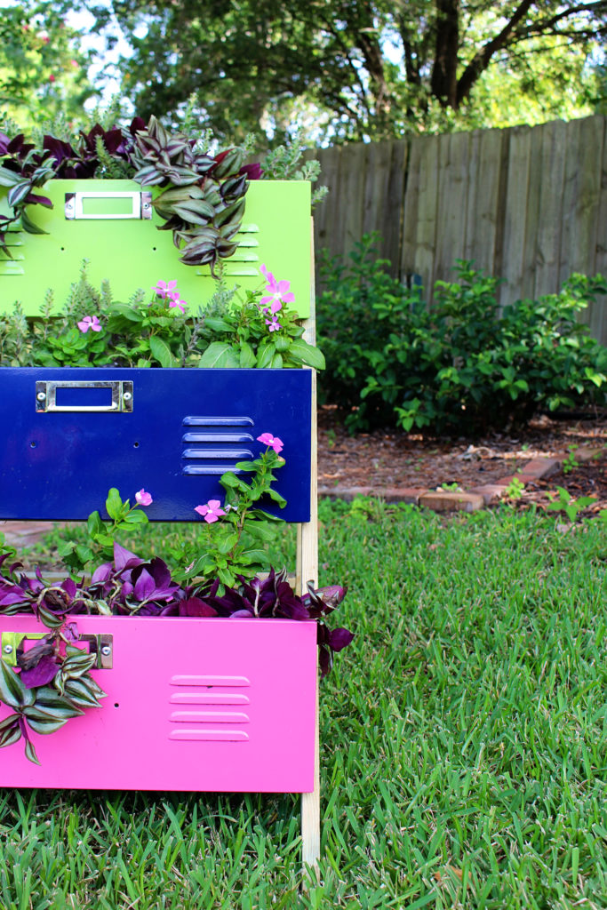 DIY // Garden Planters Using Locker Drawers