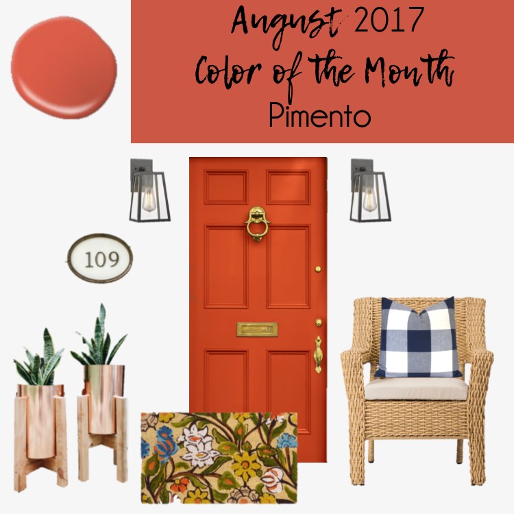 Pimento by Behr Front Porch Design - Within the Grove