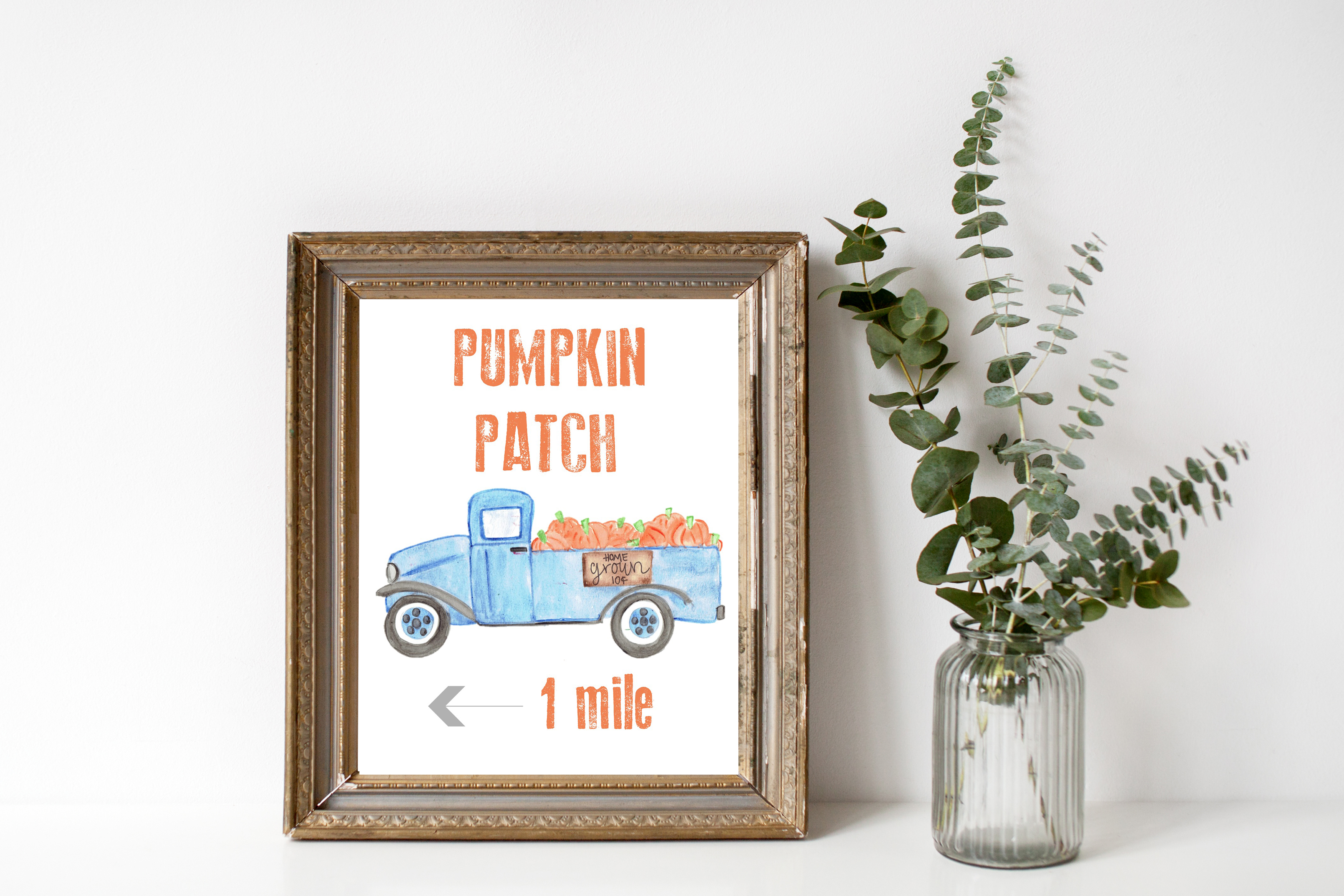 Free Pumpkin Patch Fall Printable