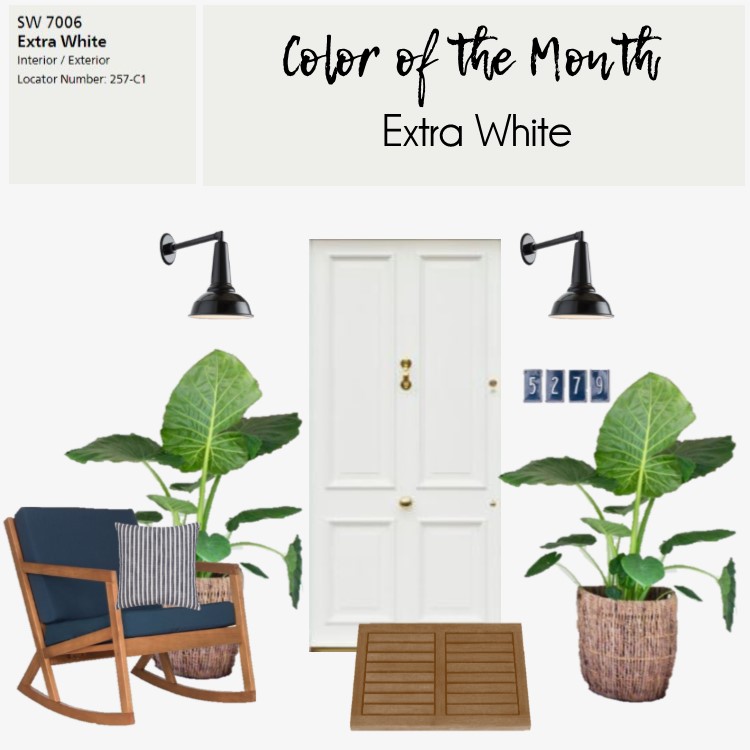 Sherwin William's Color of the Month Extra White