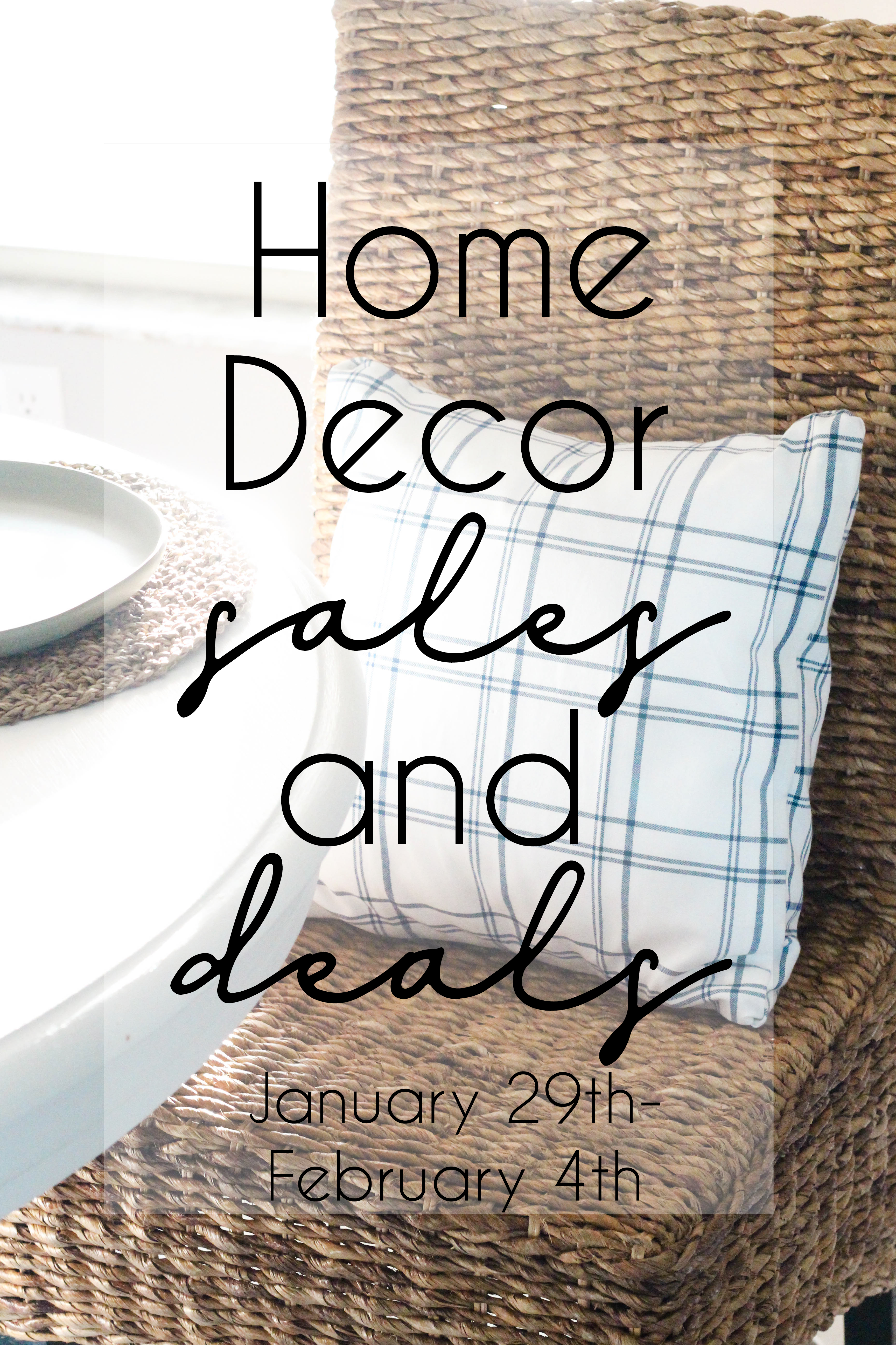 Home Decor Sales Jan 29 - Feb 4 by Within the Grove
