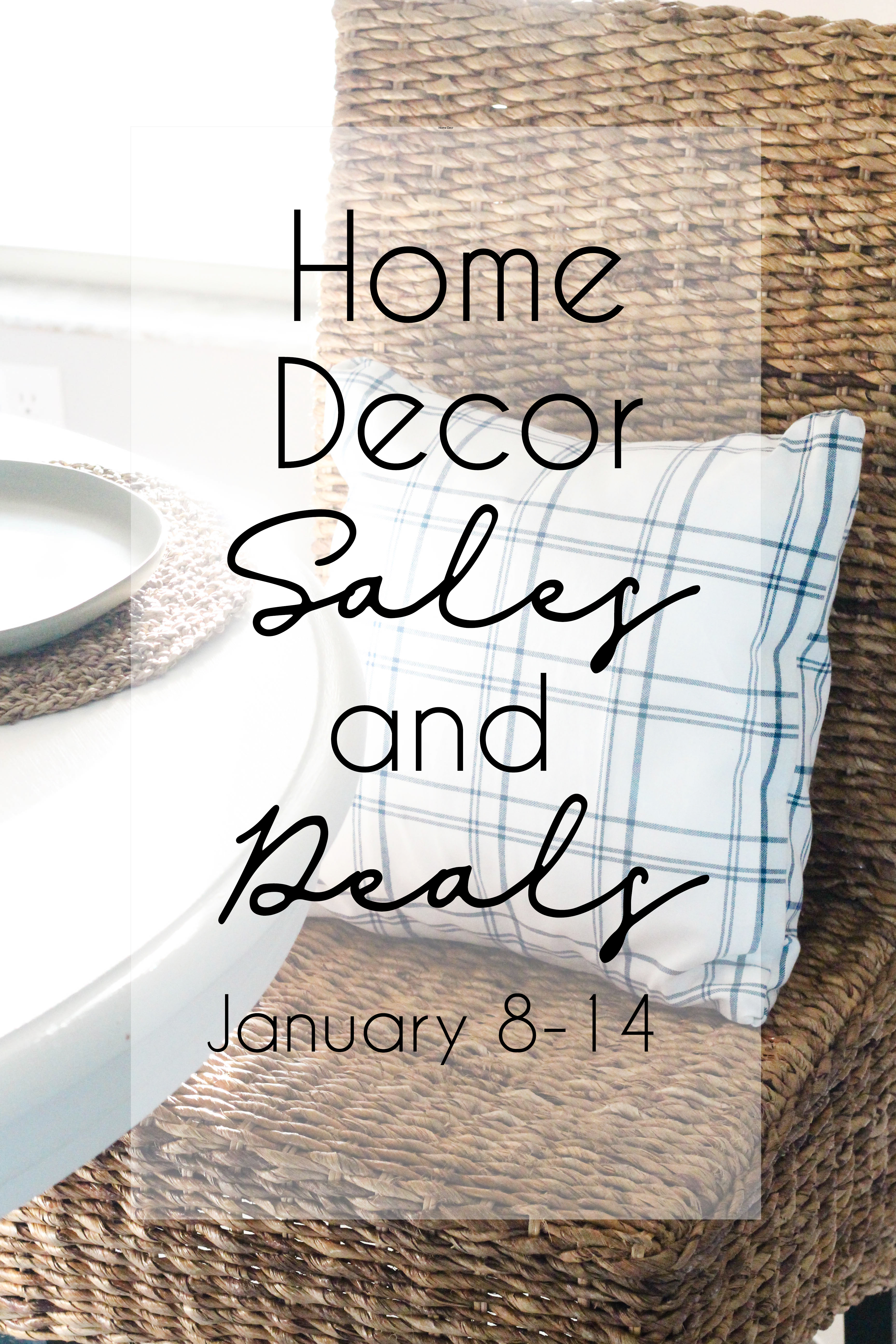 Weekly Home Decor Sales