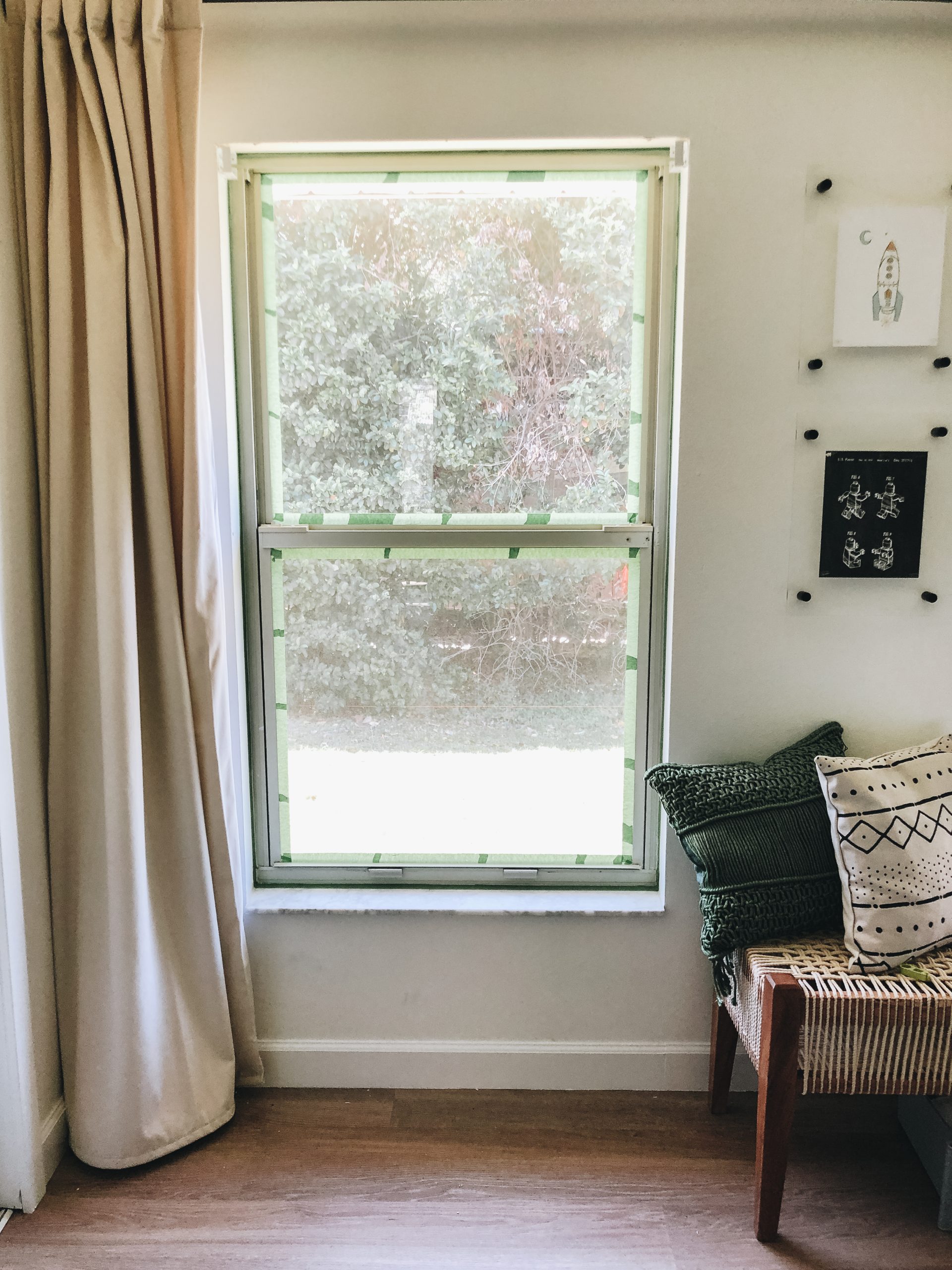 How To Paint Black Window Frames And Panes - Within The Grove