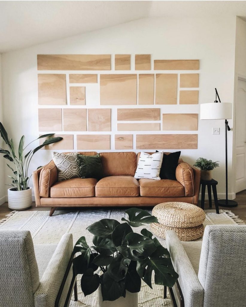Affordable Plywood Accent Wall Within the Grove